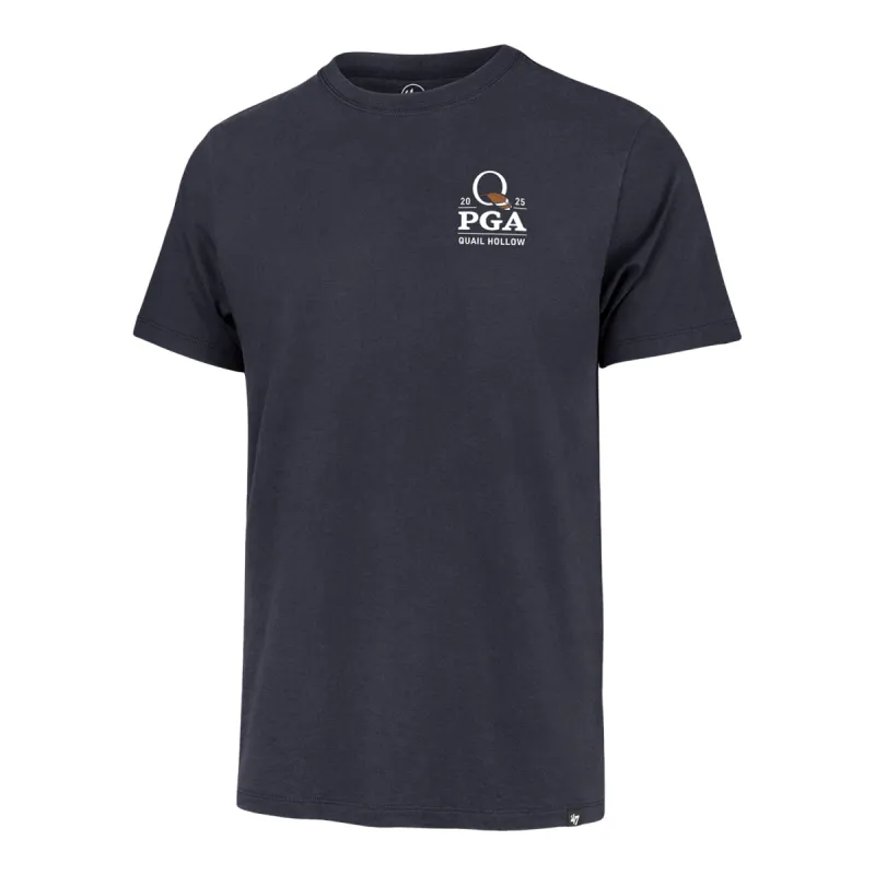 '47 Brand 2025 PGA Championship Franklin T-Shirt in Navy sold by PGA Tour