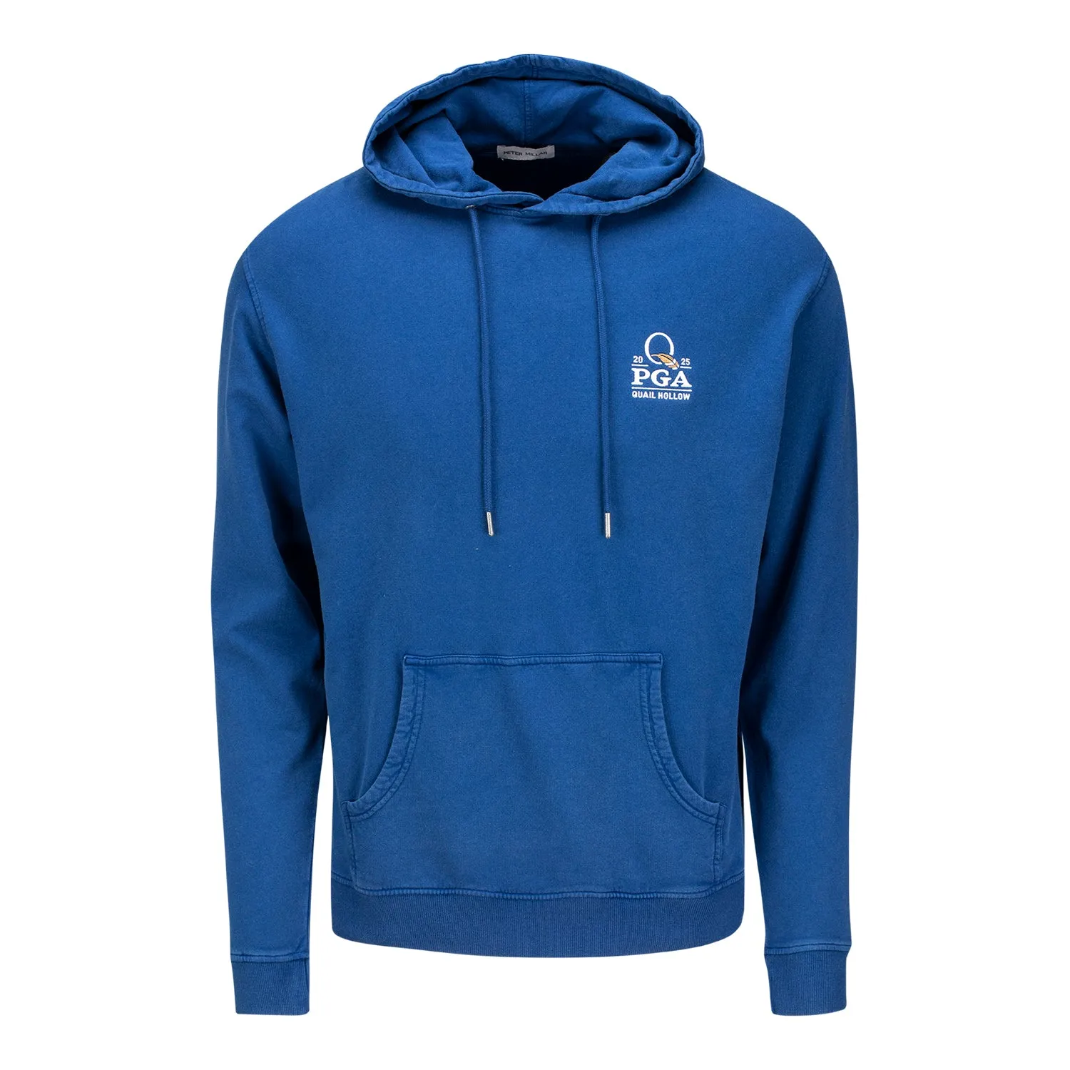 Peter Millar 2025 PGA Championship Lava Wash Hoodie in Navy sold by PGA Tour