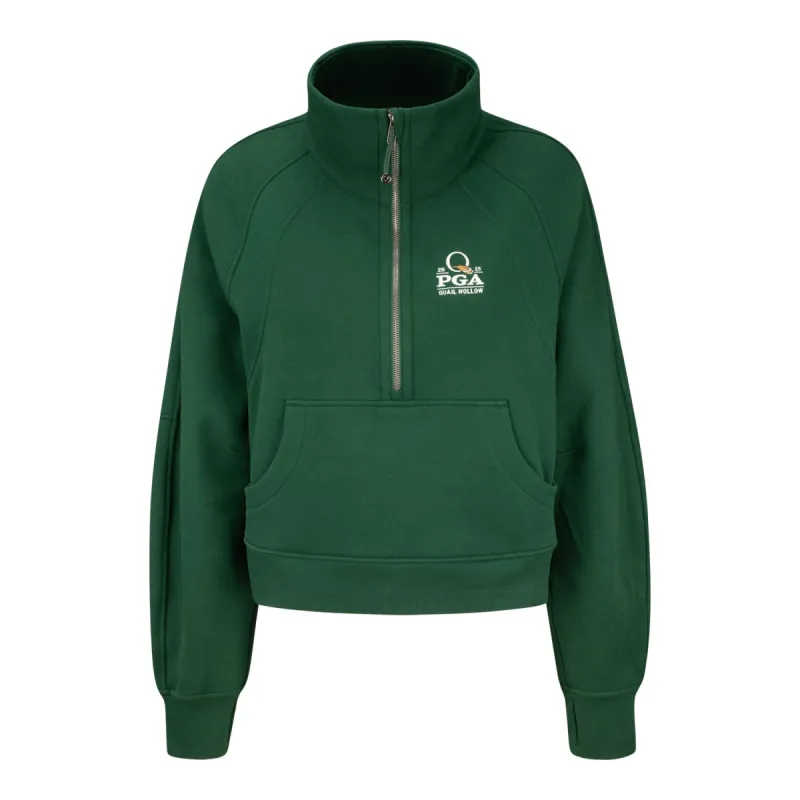 lululemon 2025 PGA Championship Women's Scuba Oversized Funnel Neck Half Zip in Alouette sold by PGA Tour