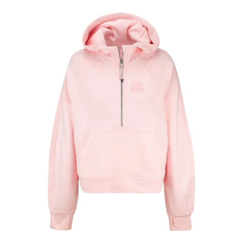 lululemon 2025 PGA Championship Women's Scuba Oversized Half Zip Hoodie in Strawberry Milkshake sold by PGA Tour