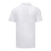 Peter Millar 2025 PGA Championship Solid Polo in White sold by PGA Tour