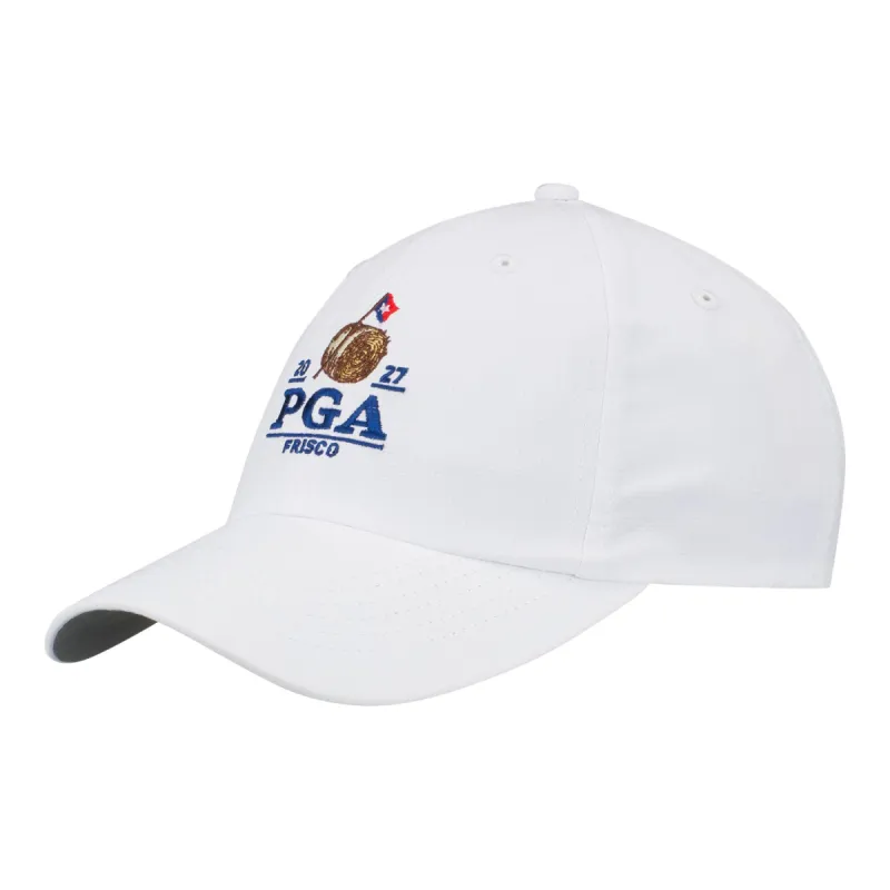 Imperial 2027 PGA Championship Performance Hat in White sold by PGA Tour