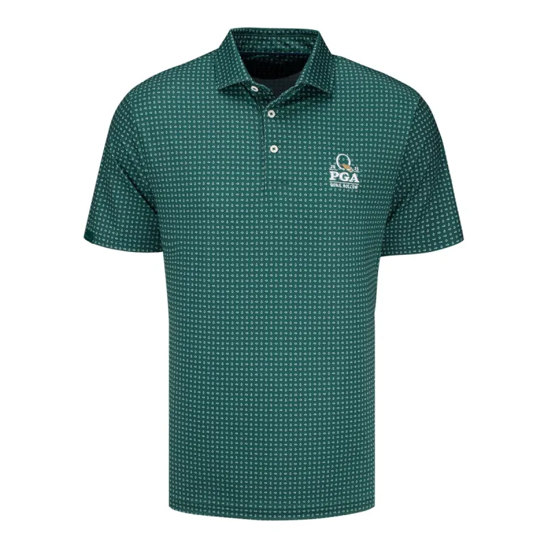 Ralph Lauren 2025 PGA Championship Lightweight Airflow Polo in Green Paisley sold by PGA Tour