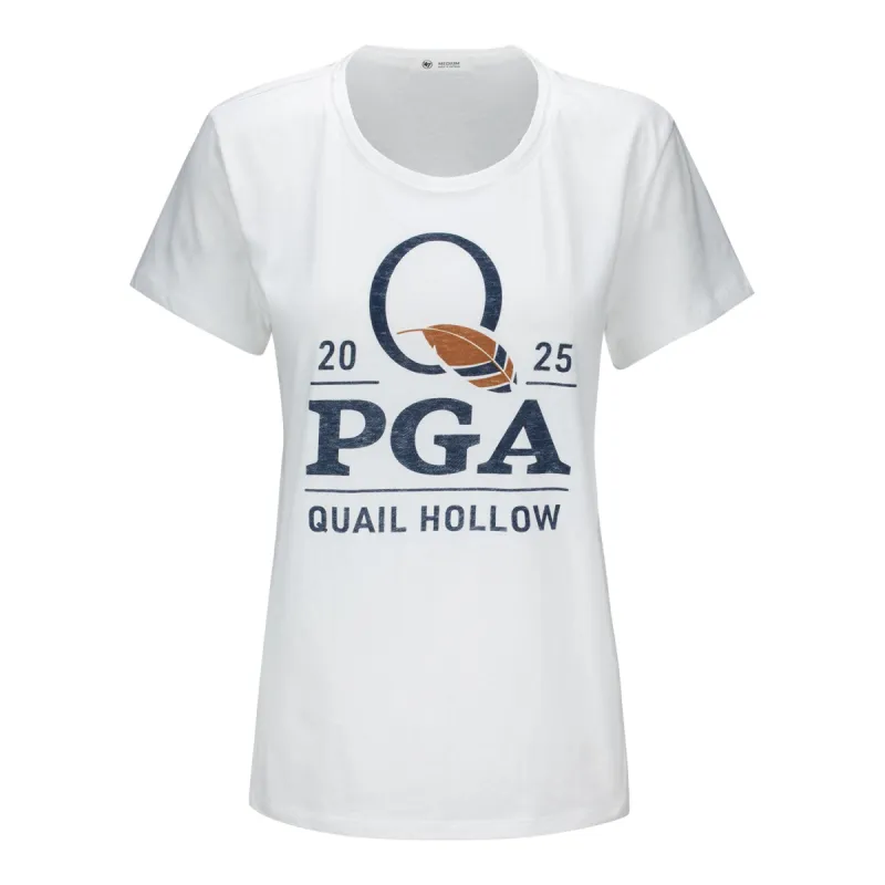 '47 Brand 2025 PGA Championship Women's Frankie T-Shirt in White sold by PGA Tour
