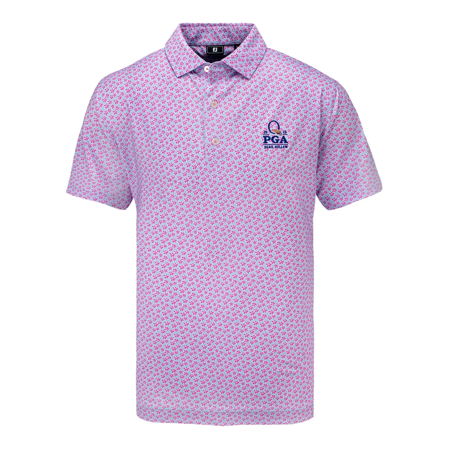 FootJoy 2025 PGA Championship Floral Print in Pink Lemonade and Sky Blue sold by PGA Tour