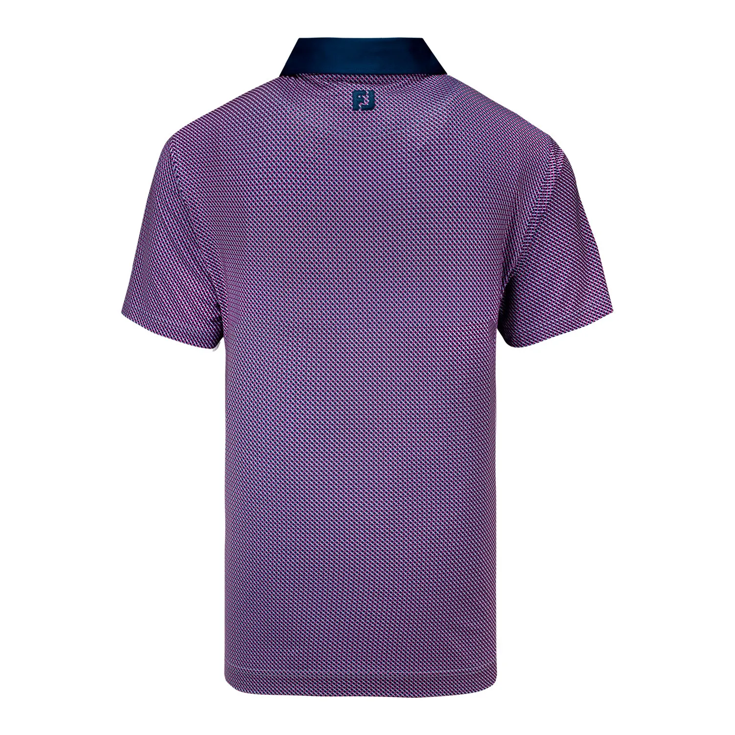FootJoy 2025 PGA Championship Lattice Polo in Dark Denim and Pink Lemonade sold by PGA Tour product image thumbnail 2