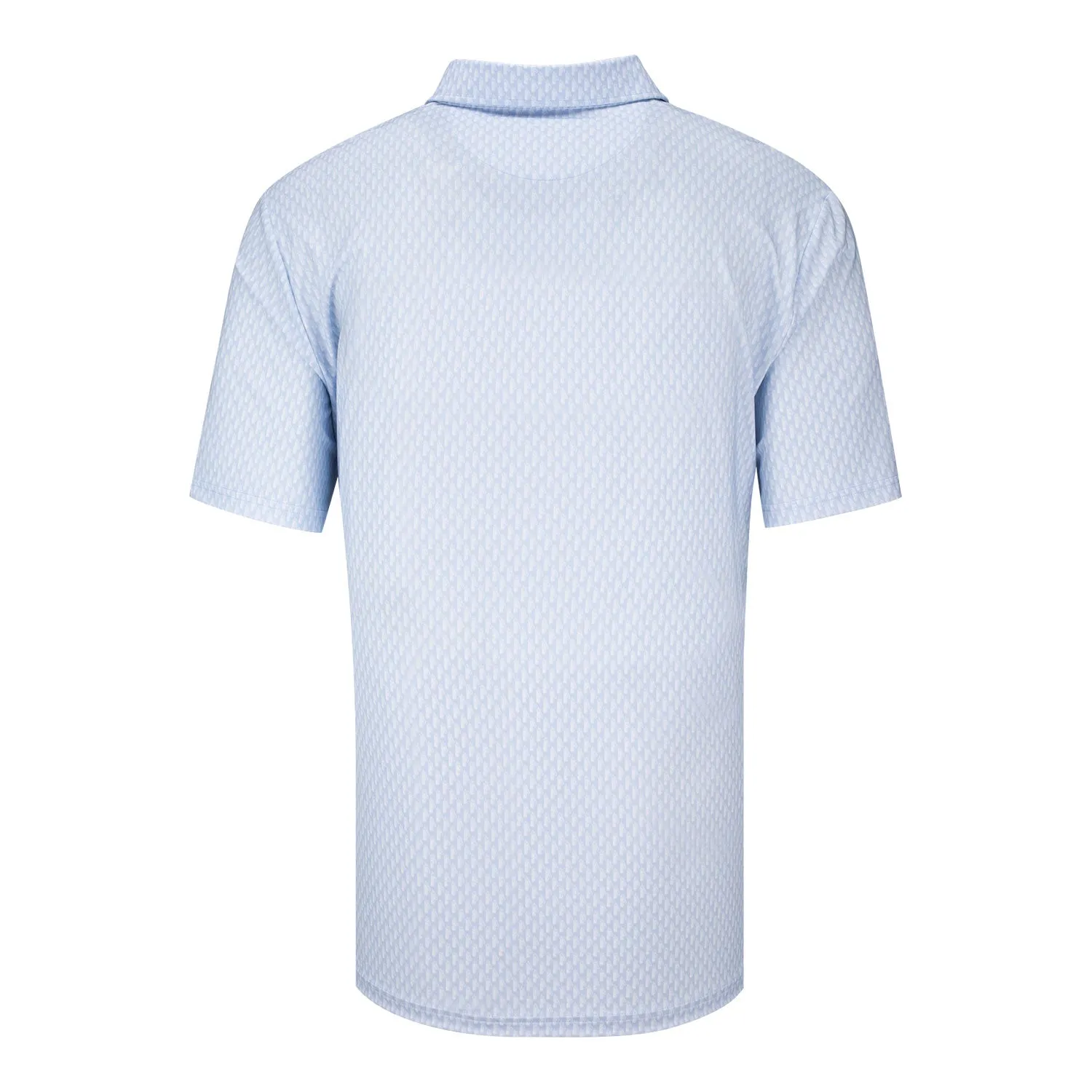 Ralph Lauren 2025 PGA Championship Lightweight Golf Bag Pattern Polo in Office Blue sold by PGA Tour product image thumbnail 2