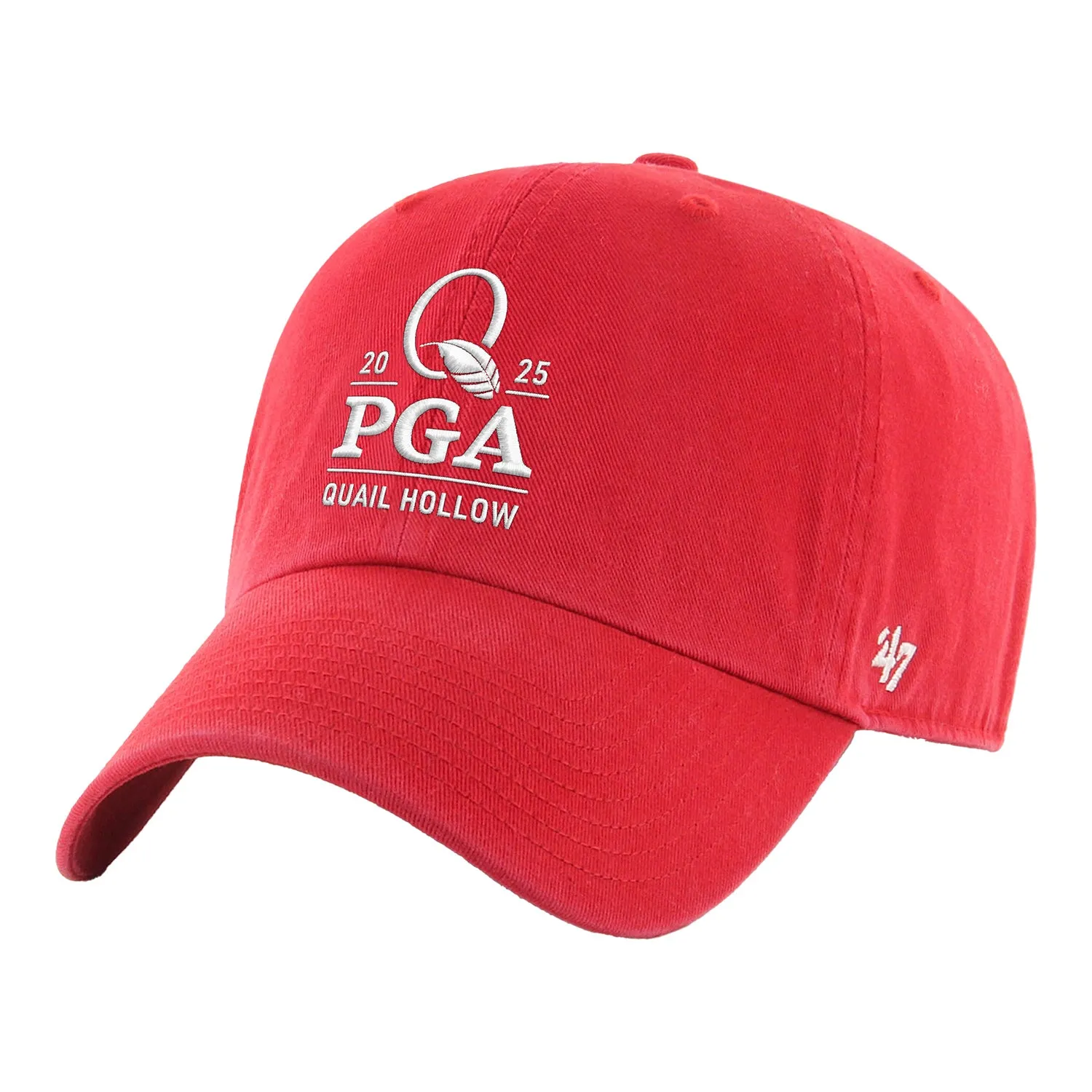 '47 Brand 2025 PGA Championship North Carolina State Co-Brand Hat in Red sold by PGA Tour product image thumbnail 2