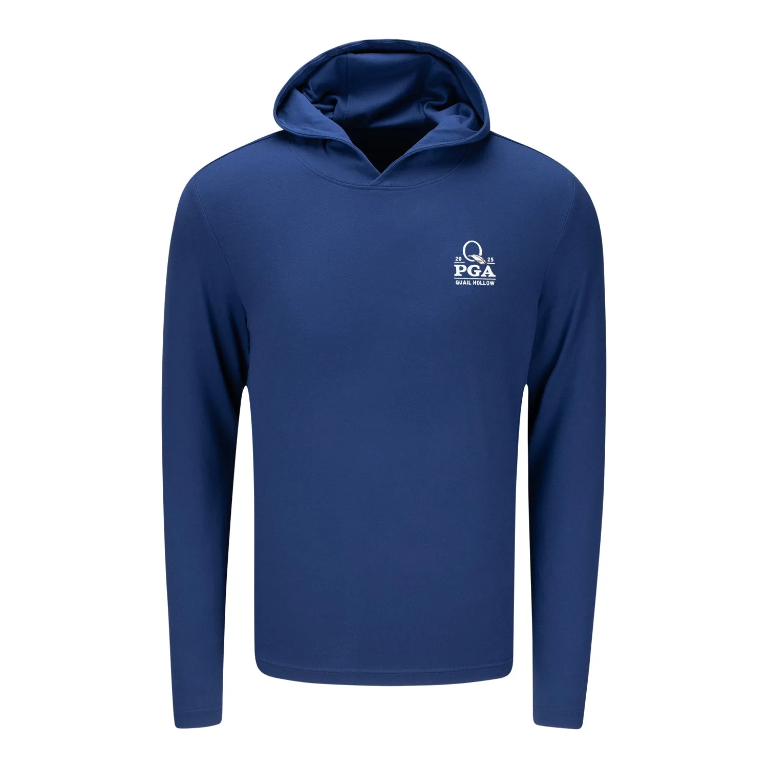 Holderness & Bourne 2025 PGA Championship Jackson Performance Hoodie in Navy sold by PGA Tour