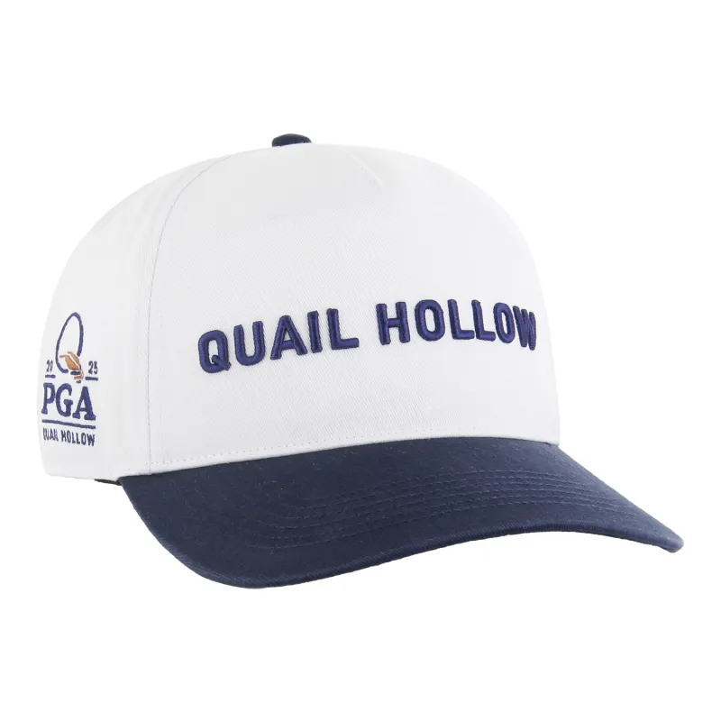 '47 Brand 2025 PGA Championship Double Header Script Text Hat in White sold by PGA Tour