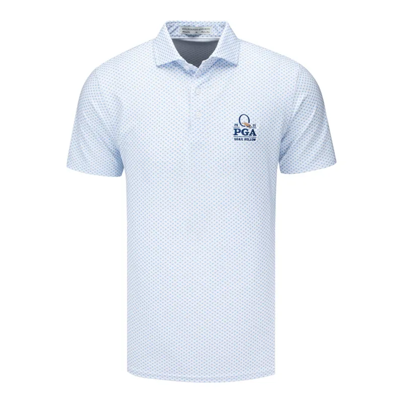 Holderness & Bourne 2025 PGA Championship Raynor Diamond Pattern in Skye Blue sold by PGA Tour