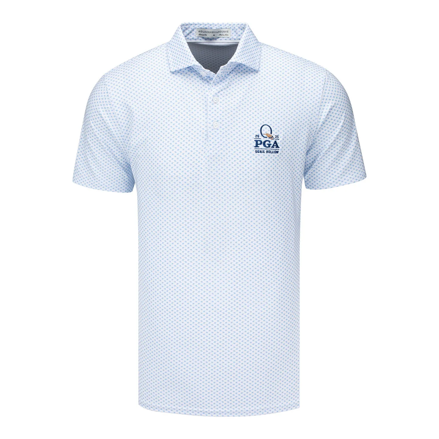 Holderness & Bourne 2025 PGA Championship Raynor Diamond Pattern in Skye Blue sold by PGA Tour