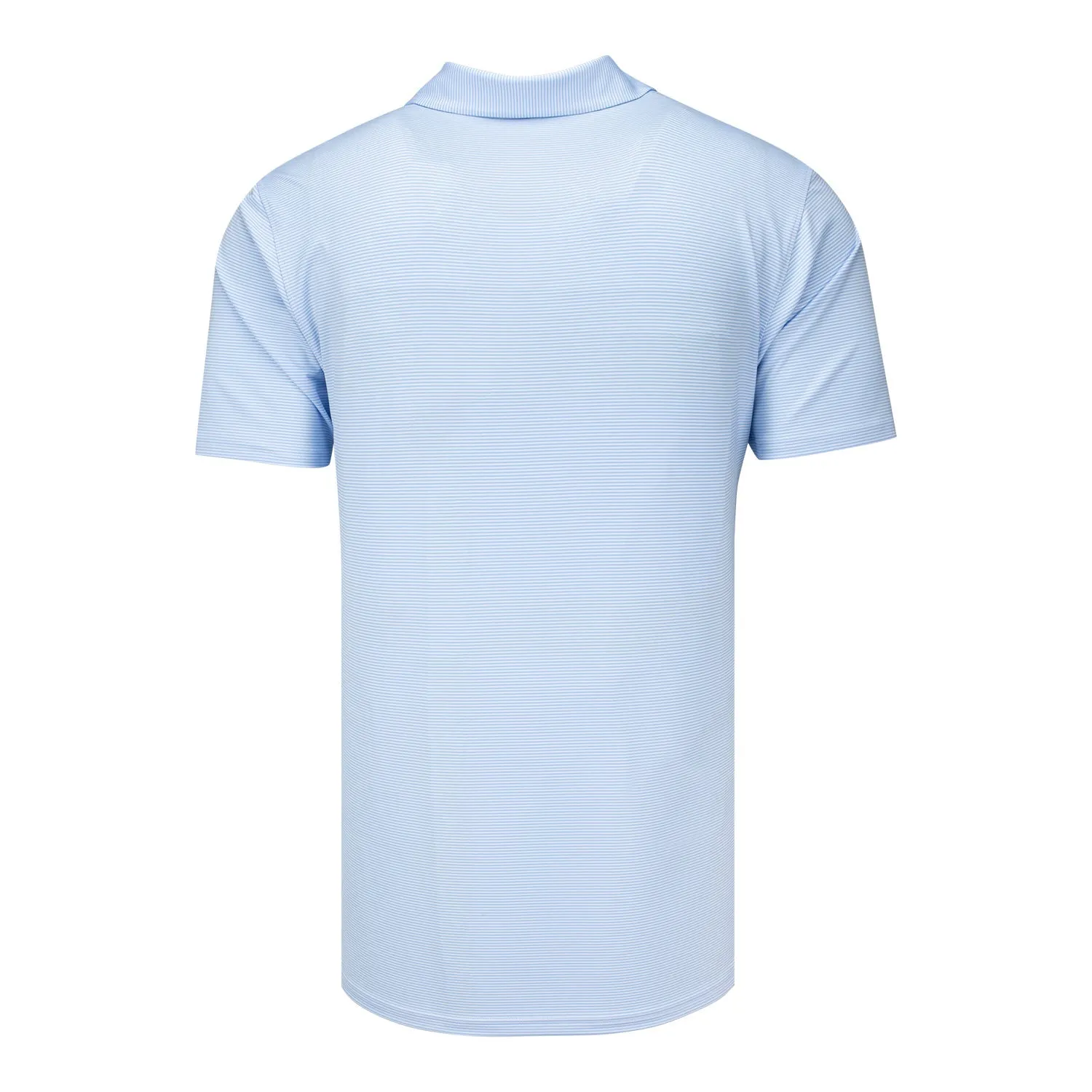 Holderness & Bourne 2025 PGA Championship Perkins Stripe Polo in Skye Blue and White sold by PGA Tour product image thumbnail 2