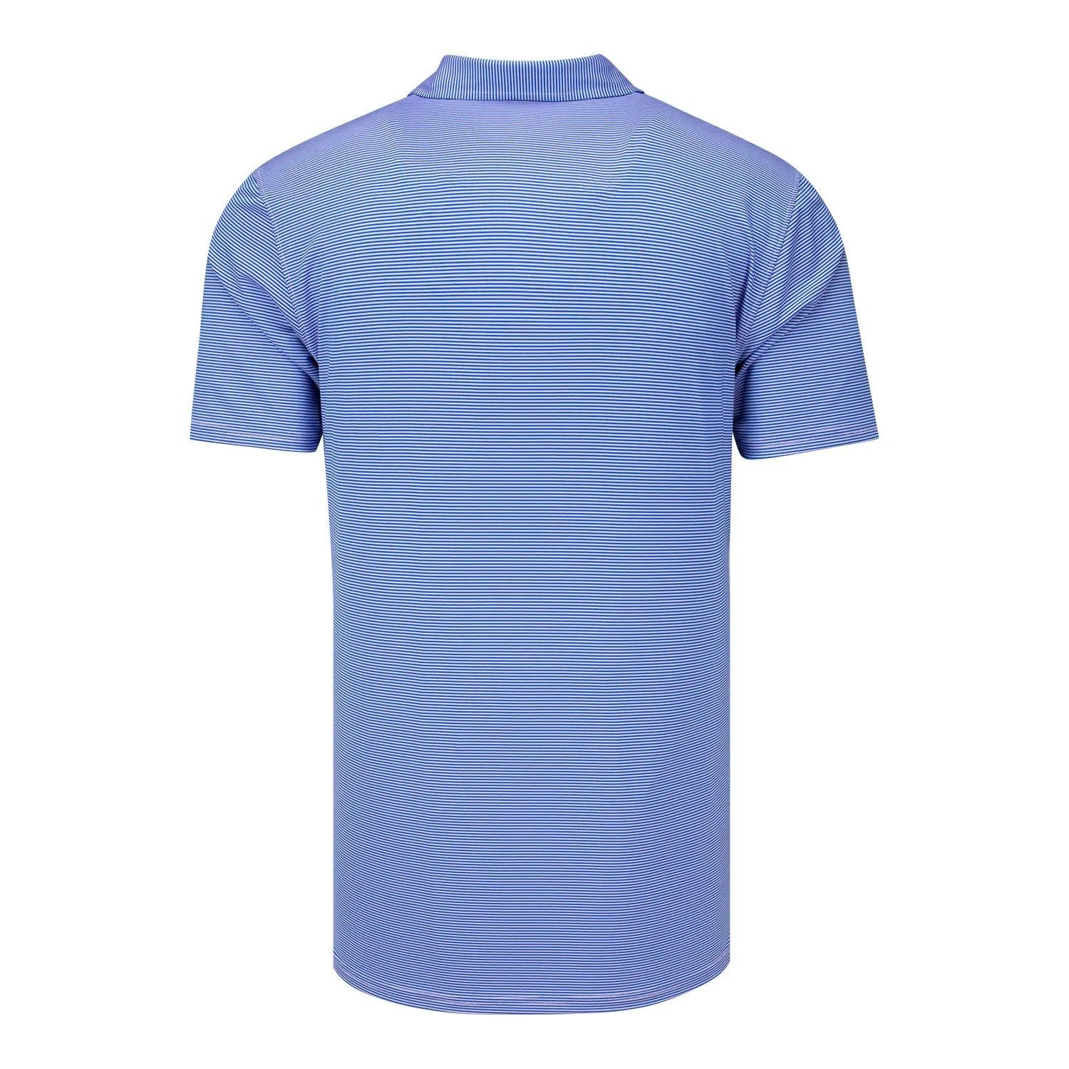 Holderness & Bourne 2025 PGA Championship Perkins Stripe Polo in Marlin Blue and Scotch Pink sold by PGA Tour product image thumbnail 2