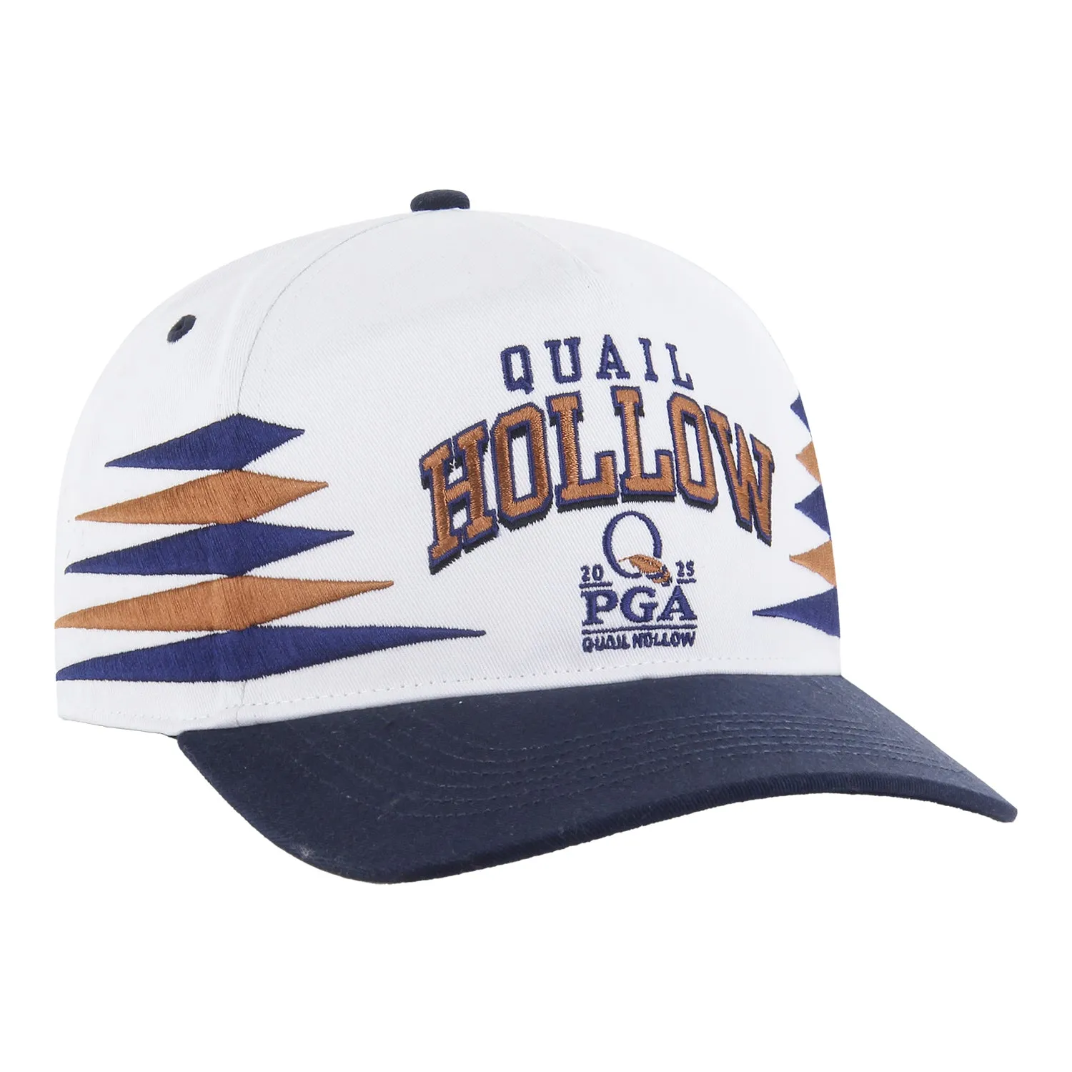 '47 Brand 2025 PGA Championship Diamond Hitch Hat in White and Navy sold by PGA Tour product image thumbnail 2