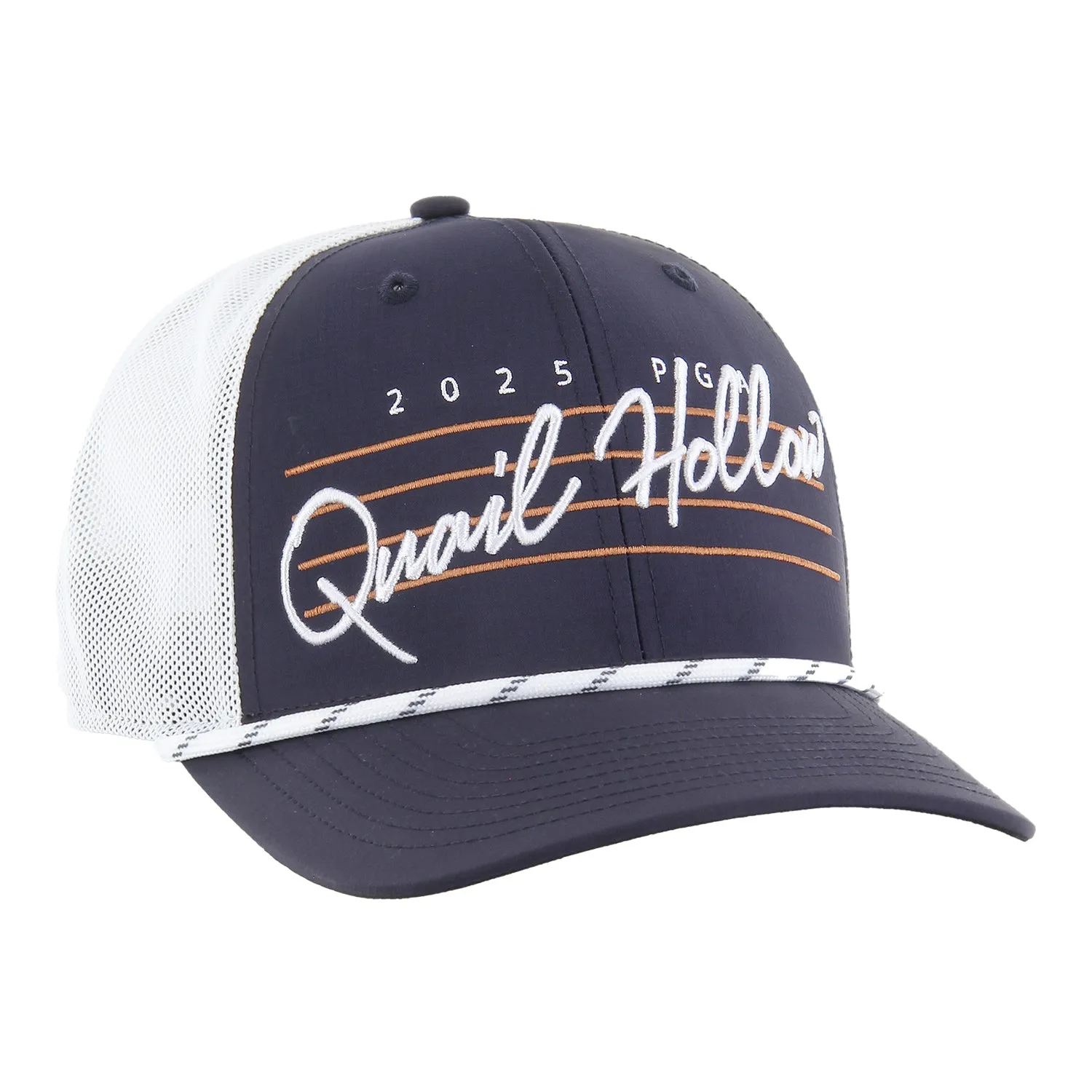 '47 Brand 2025 PGA Championship Downbirst Trucker Hat in Navy sold by PGA Tour product image thumbnail 2