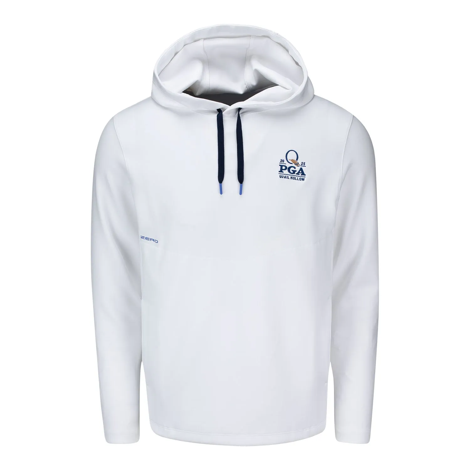 Zero Restriction 2025 PGA Championship TKO Hoodie in White sold by PGA Tour