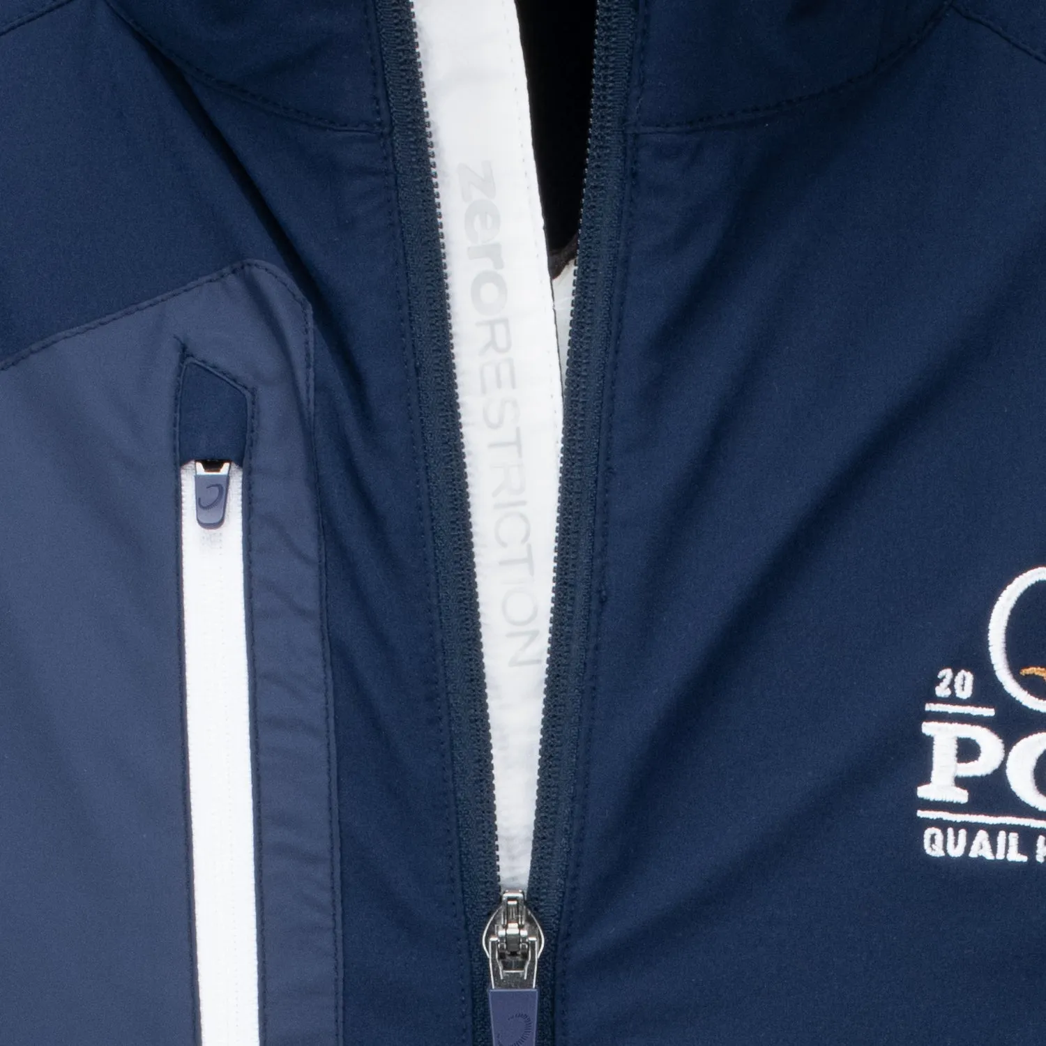 Zero Restriction 2025 PGA Championship Shell Vest in Navy sold by PGA Tour product image thumbnail 2