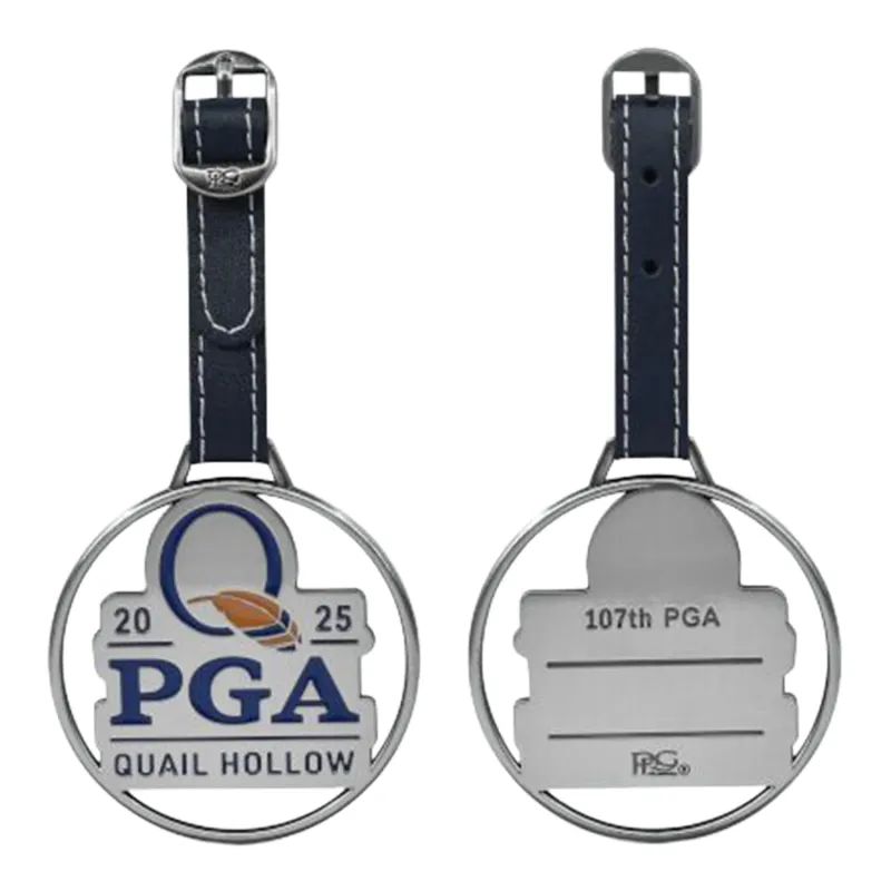 PRG Golf 2025 PGA Championship Bag Tag in Silver sold by PGA Tour