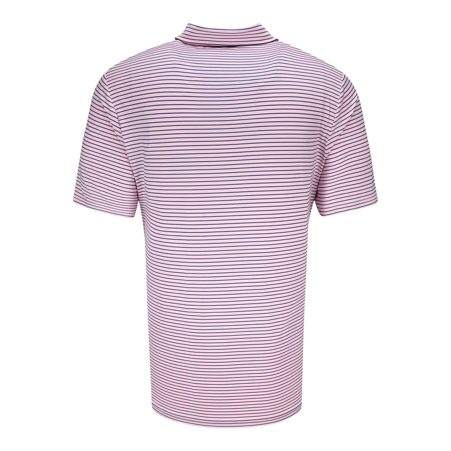 Ralph Lauren 2025 PGA Championship Featherweight Stripe Polo in Garden Pink and Old Royal sold by PGA Tour product image thumbnail 2