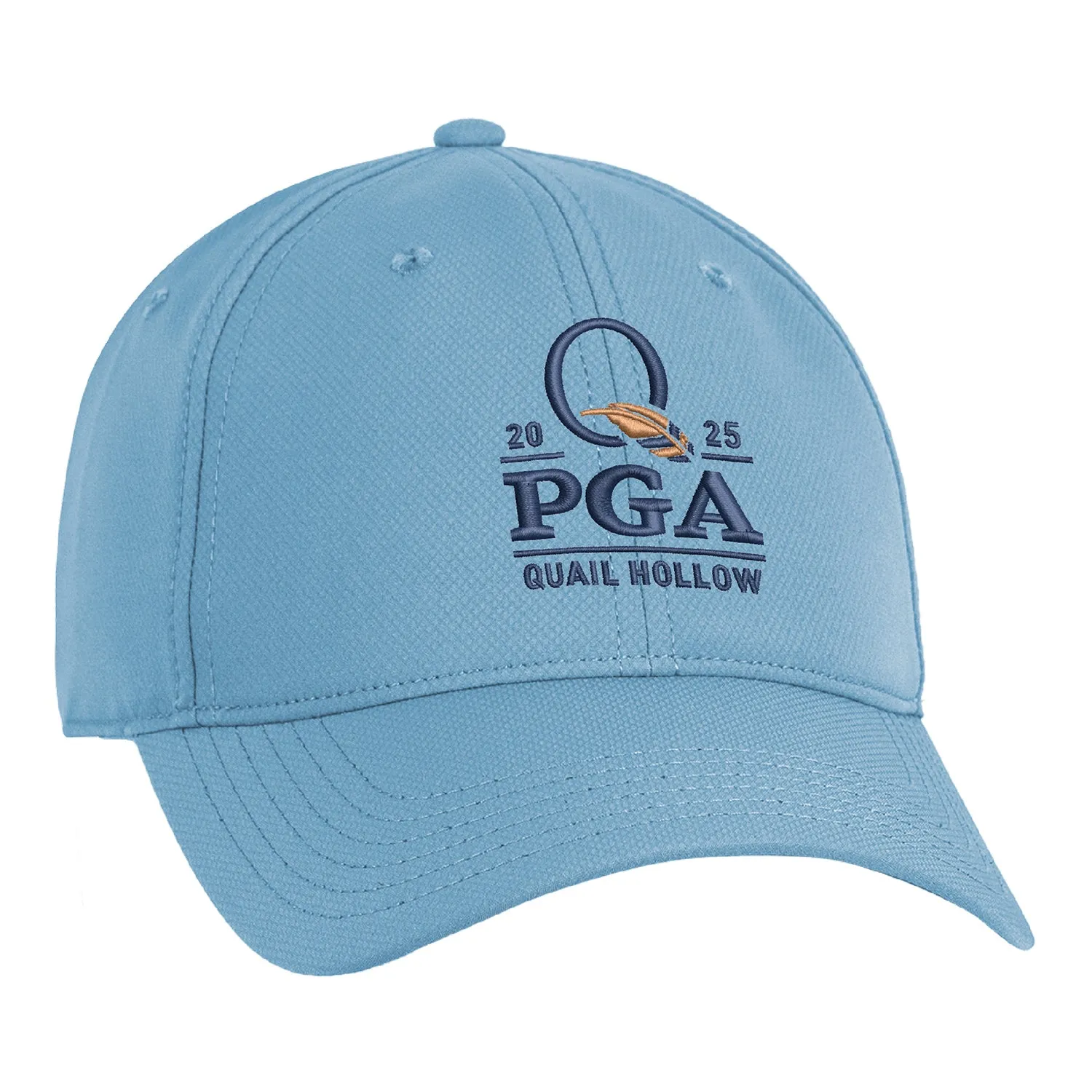 Ahead 2025 PGA Championship Ultimate Fit Tech Hat in Carolina Blue sold by PGA Tour