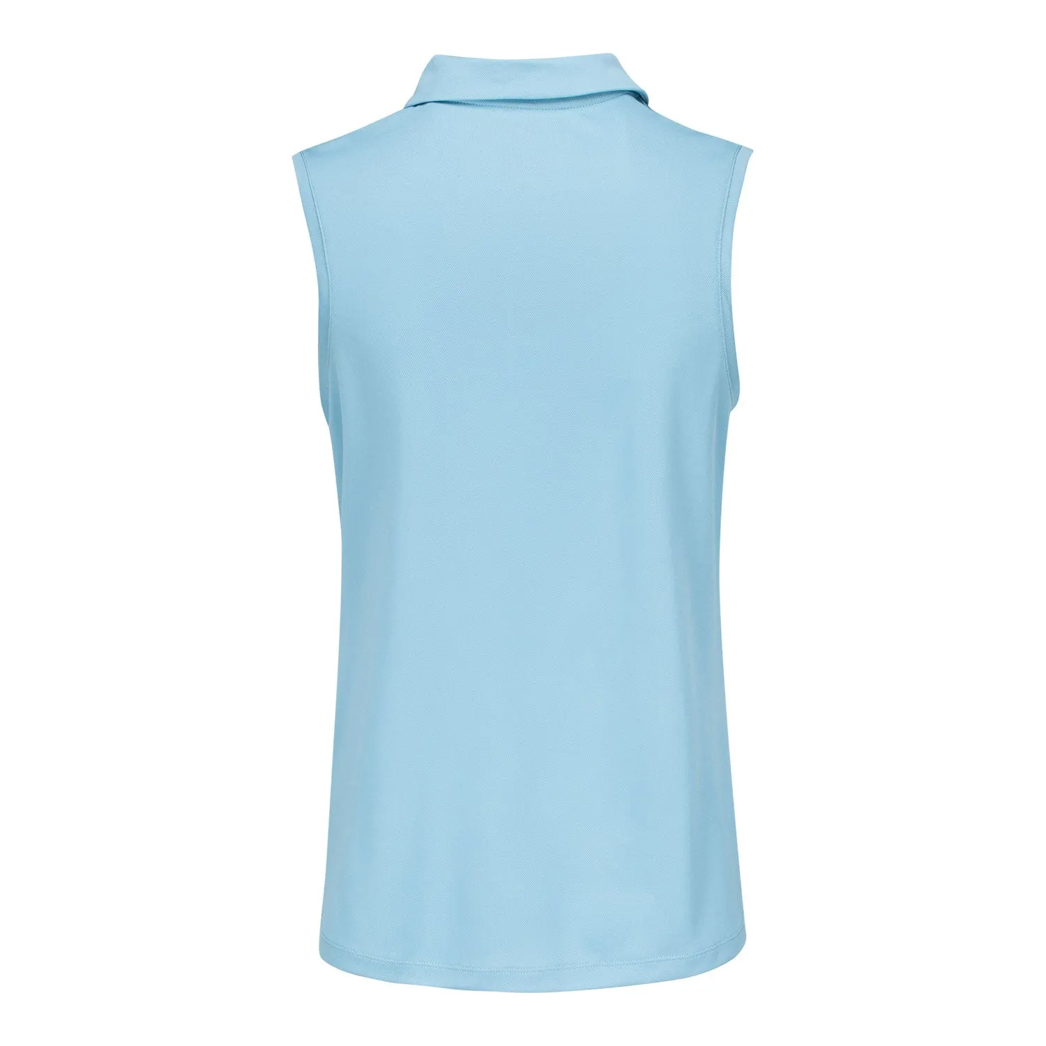 Nike 2025 PGA Championship Ladies Victory Sleeveless Polo in Denim Turquoise sold by PGA Tour product image thumbnail 2