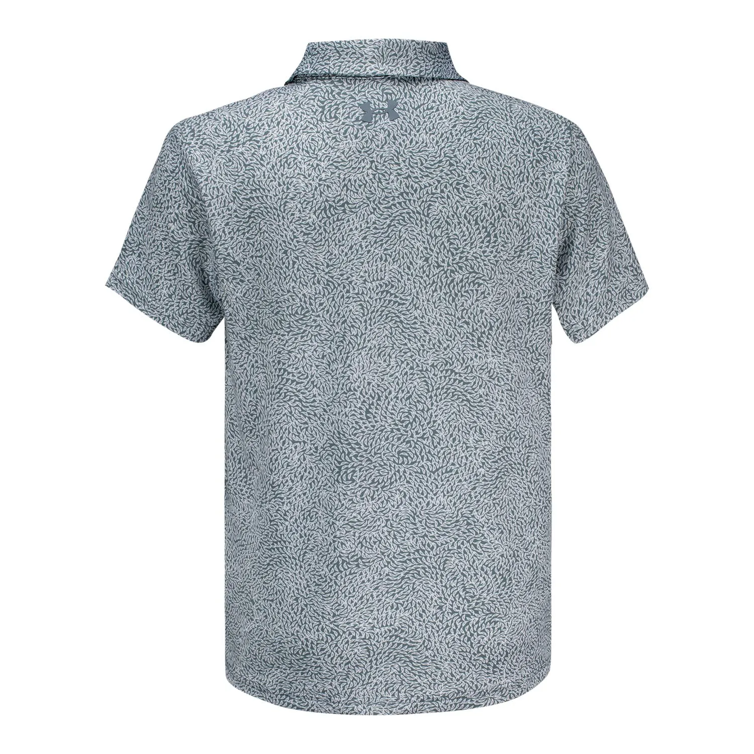 Under Armour 2025 PGA Championship Youth Blade Short Sleeve Polo in Steel sold by PGA Tour product image thumbnail 2