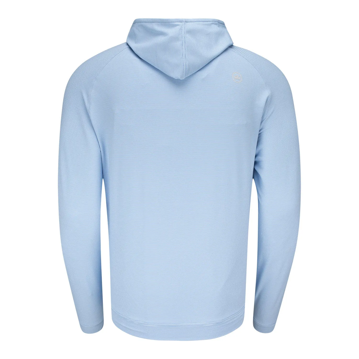 Peter Millar 2025 PGA Championship Sugar Stripe Performance Hoodie in Blue Fade sold by PGA Tour product image thumbnail 2