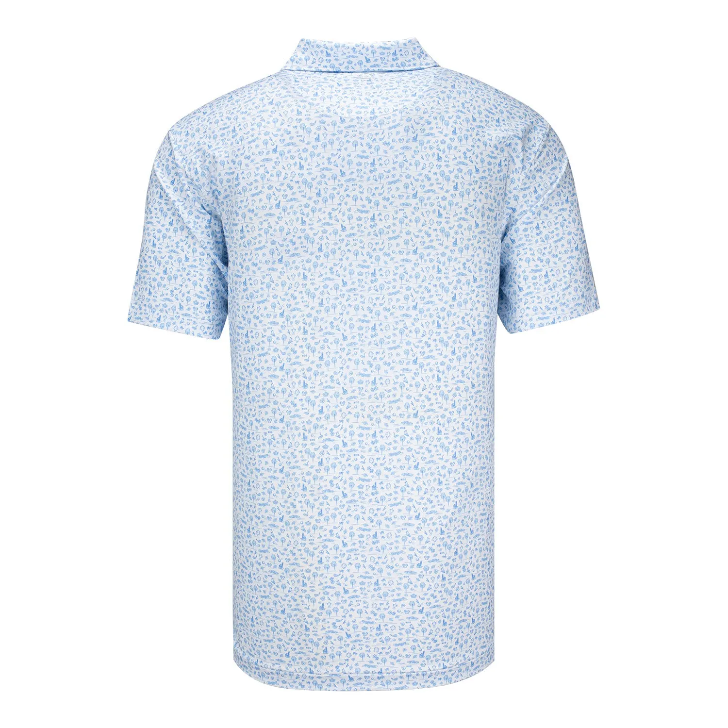 Peter Millar 2025 PGA Championship Quail Hollow Motif Polo in White sold by PGA Tour product image thumbnail 3