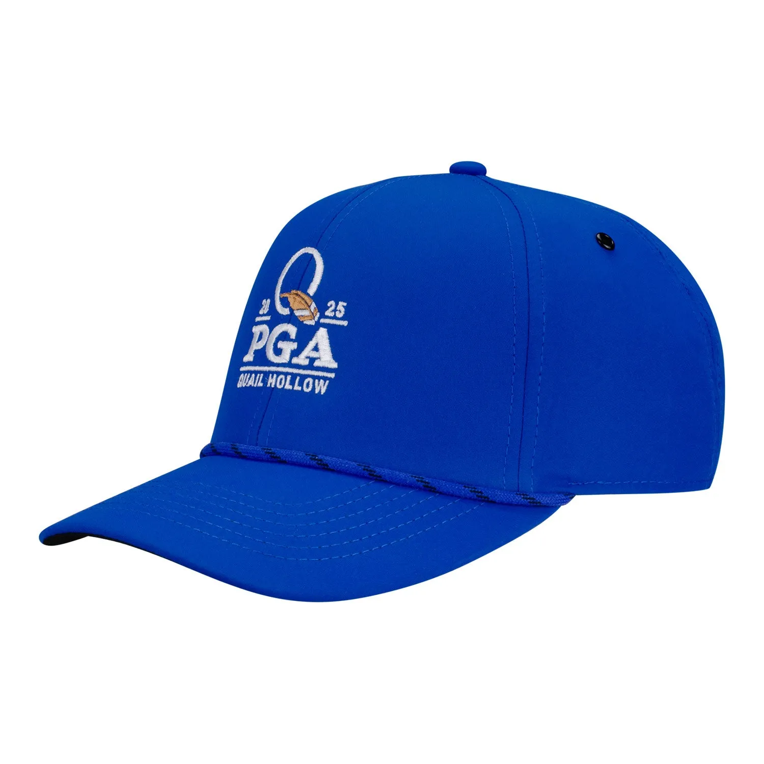 Imperial 2025 PGA Championship Habanero Rope Hat in Royal sold by PGA Tour