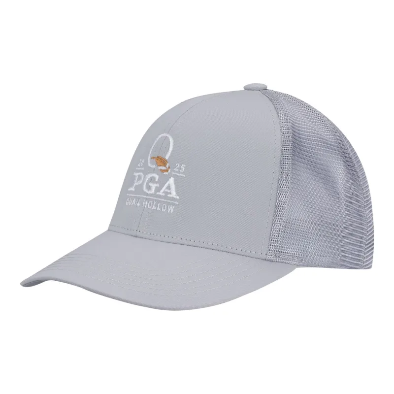 Imperial 2025 PGA Championship Whitaker Mesh Hat in Light Grey sold by PGA Tour