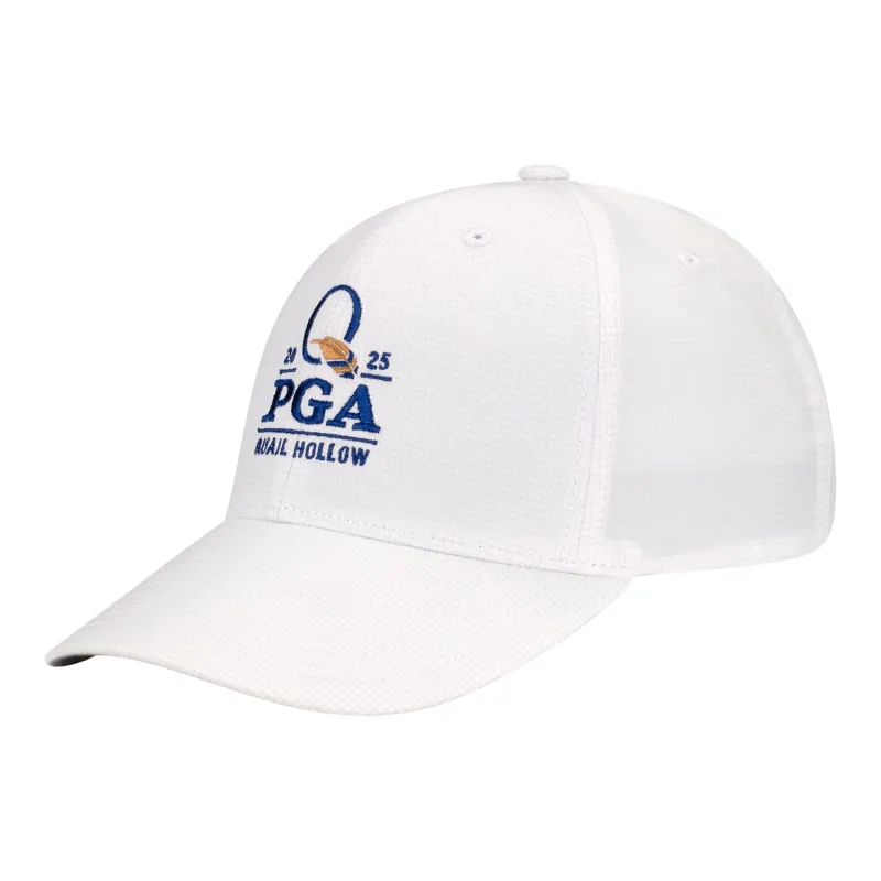 Imperial 2025 PGA Championship Sensei Performance Hat in White sold by PGA Tour
