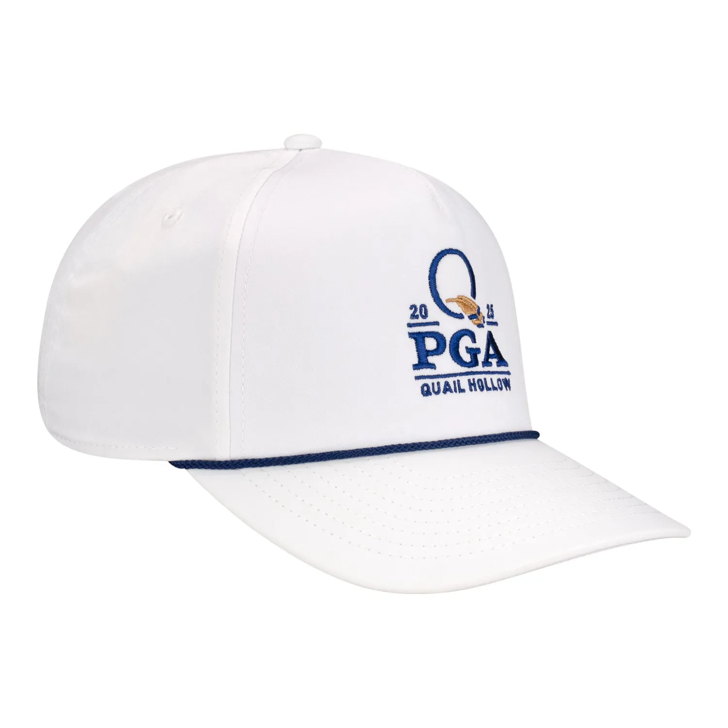 Imperial 2025 PGA Championship Wrightson Rope Hat in White and Navy sold by PGA Tour product image thumbnail 2