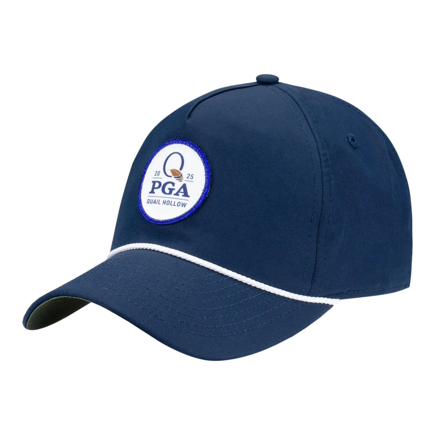 Imperial 2025 PGA Championship Harrison Hat in Navy and White sold by PGA Tour