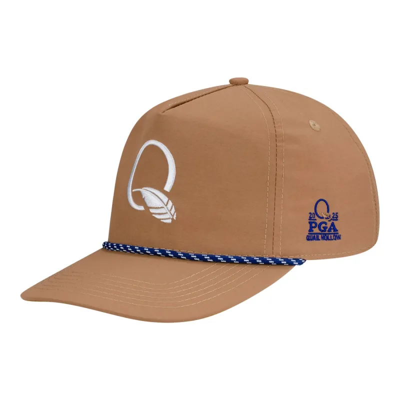 Barstool 2025 PGA Championship Performance Rope Hat in Brown sold by PGA Tour