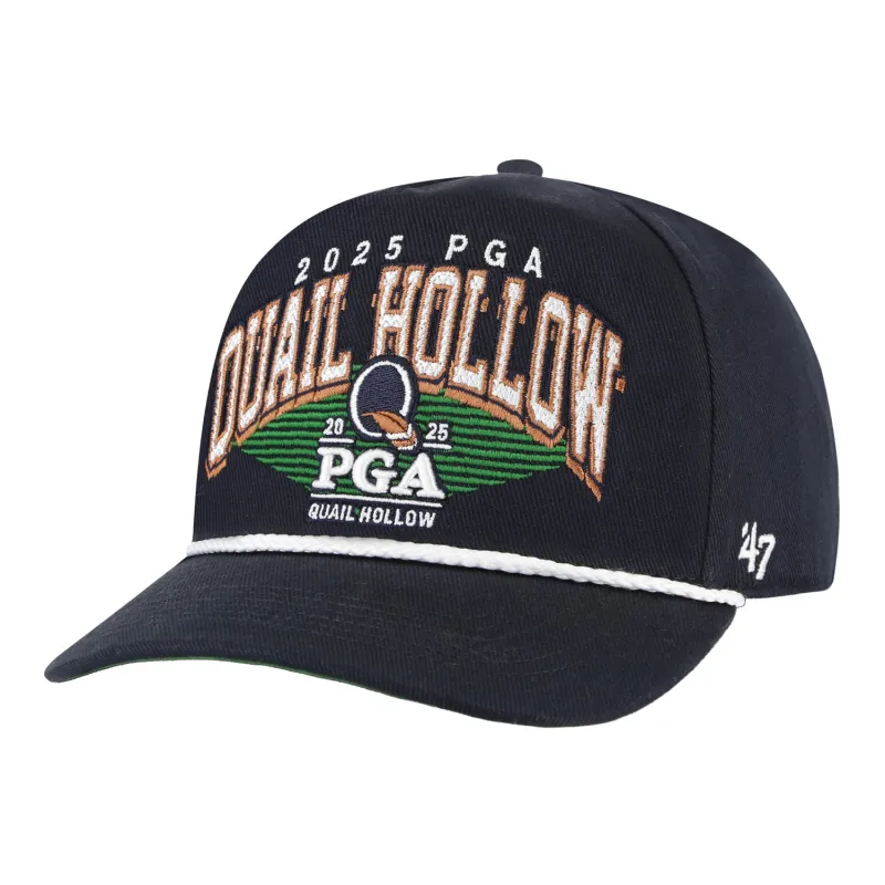 '47 Brand 2025 PGA Championship Pomona Rope Hitch Hat in Navy sold by PGA Tour
