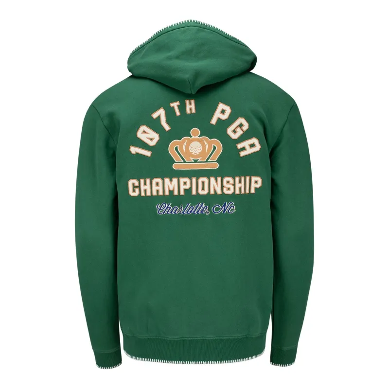 Barstool 2025 PGA Championship Looped Edge Washed Hoodie in Green sold by PGA Tour