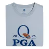 FootJoy 2025 PGA Championship Checkered Flag T-Shirt in Grey sold by PGA Tour