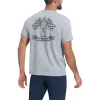 FootJoy 2025 PGA Championship Checkered Flag T-Shirt in Grey sold by PGA Tour