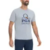 FootJoy 2025 PGA Championship Checkered Flag T-Shirt in Grey sold by PGA Tour