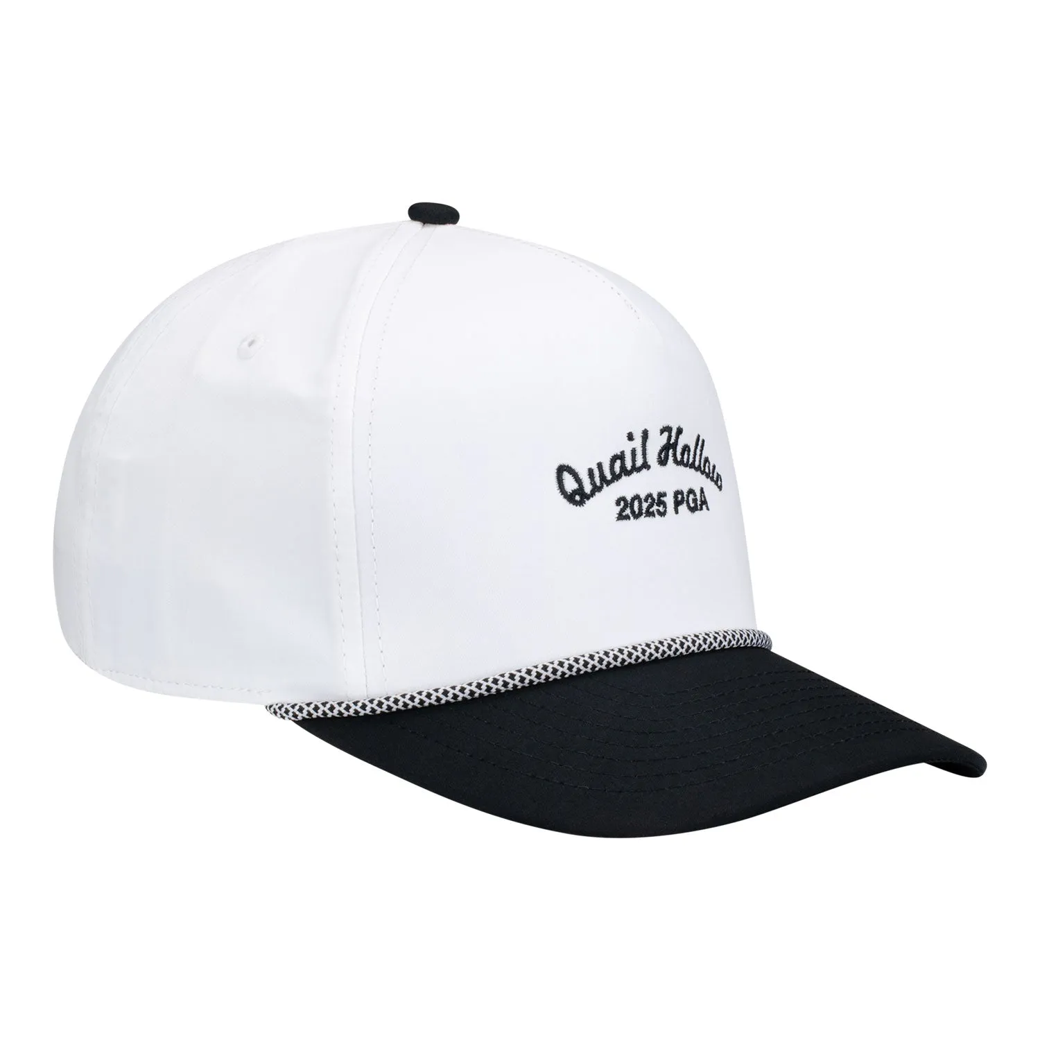 Imperial 2025 PGA Championship Wrightson Rope Hat in White and Black sold by PGA Tour product image thumbnail 2