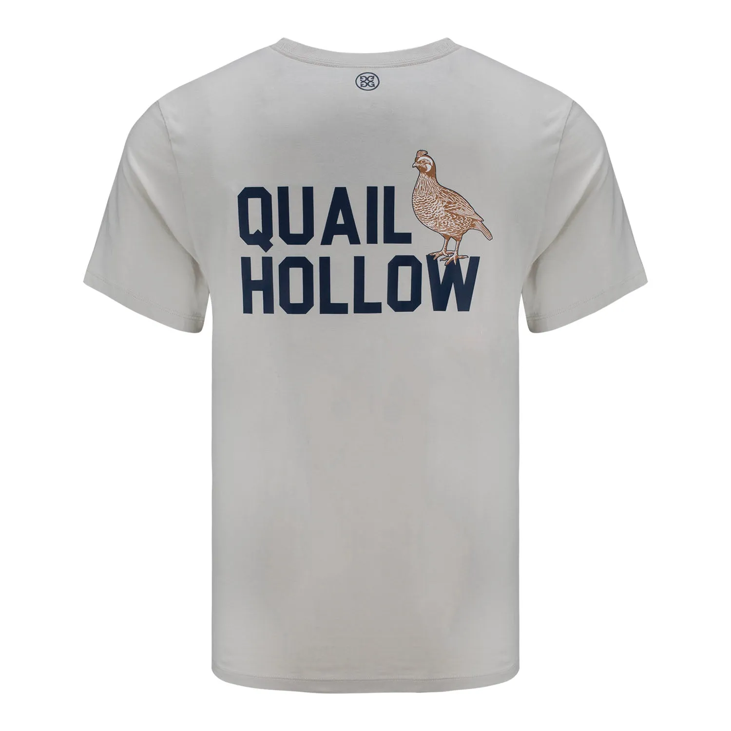 GFore 2025 PGA Championship QH Text T-Shirt in Stone sold by PGA Tour