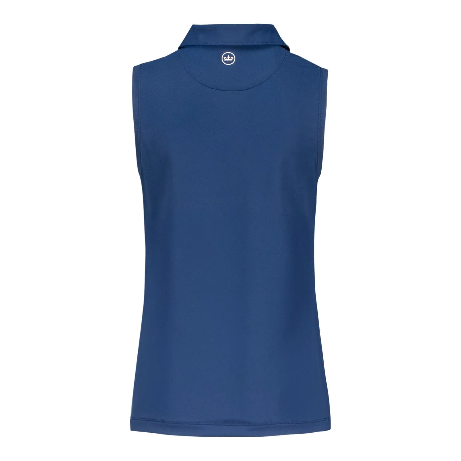 Peter Millar 2026 PGA Championship Women's Banded Sport Mesh Sleeveless Polo in Navy sold by PGA Tour product image thumbnail 2