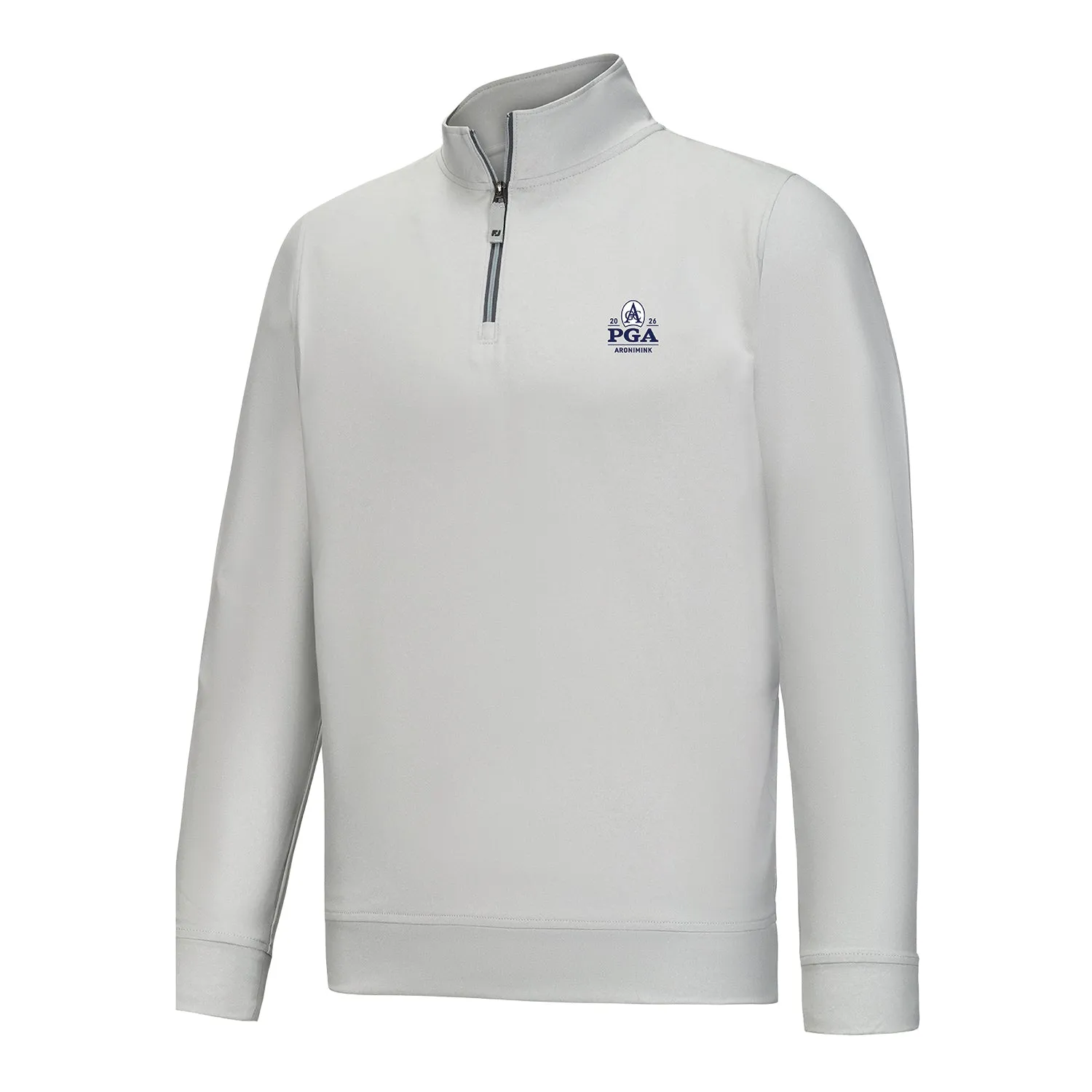 FootJoy 2026 PGA Championship Approach Quarter Zip in Heather Grey sold by PGA Tour