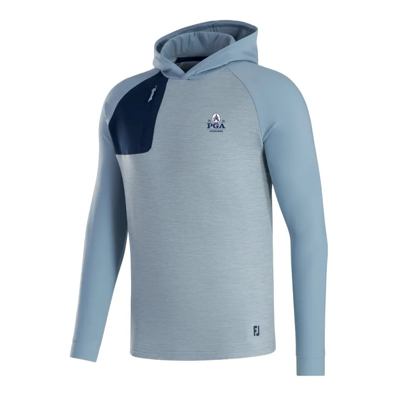 FootJoy 2026 PGA Championship Thermoseries Pullover Hoodie in Grey sold by PGA Tour