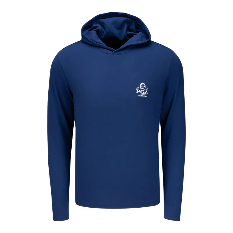 Holderness & Bourne 2026 PGA Championship Jackson Performance Hoodie in Navy sold by PGA Tour