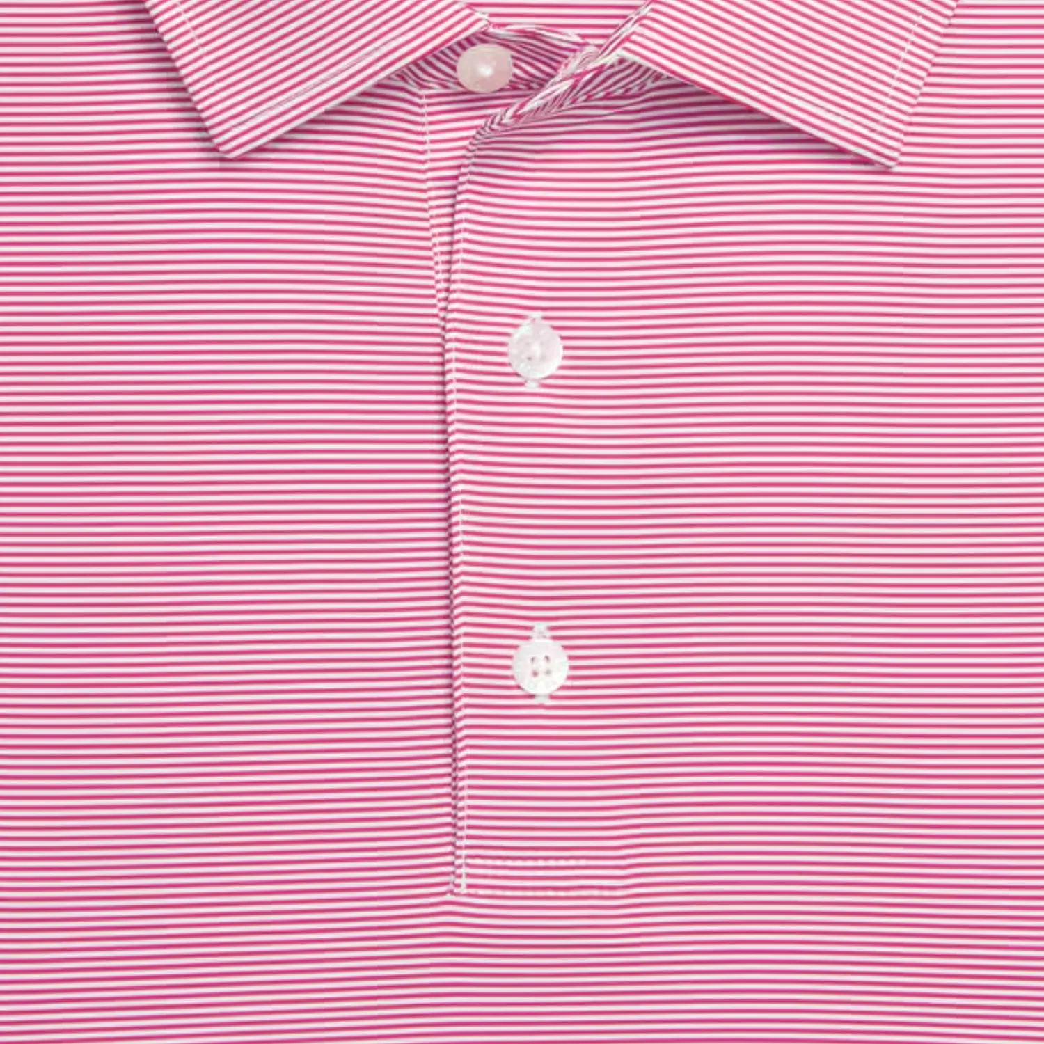 FootJoy 2026 PGA Championship Microfeeder Stripe Polo in Red and White sold by PGA Tour product image thumbnail 2