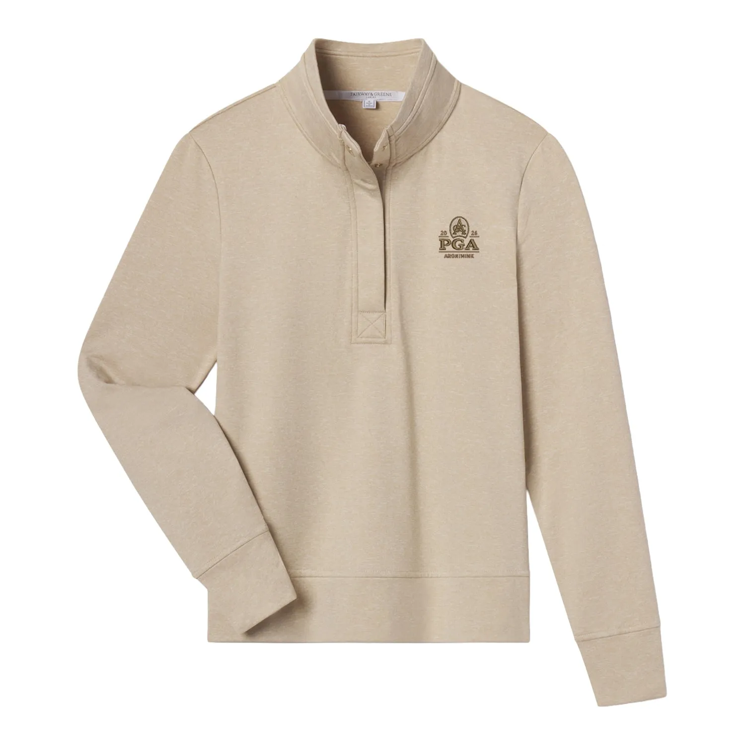 Fairway & Greene 2026 PGA Championship Women's Julieta Sweatshirt in Sand sold by PGA Tour