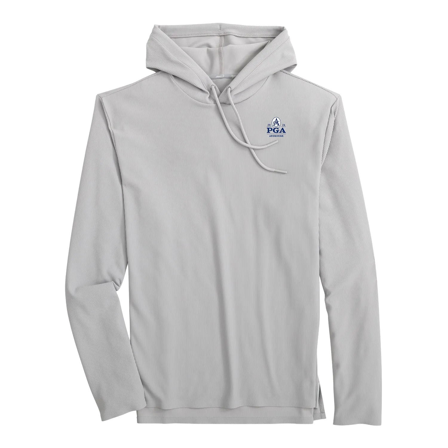 Johnnie-O 2026 PGA Championship Hoppin Hoodie in Seal Grey sold by PGA Tour