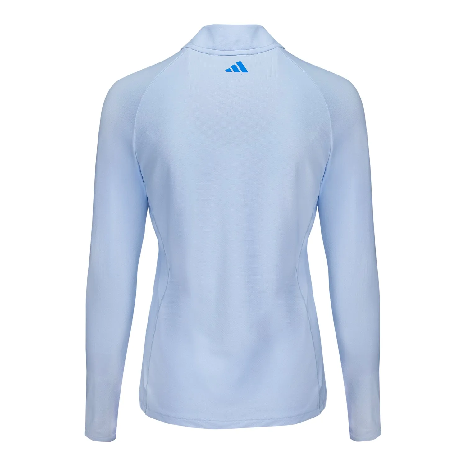 Adidas 2026 PGA Championship Women's Solid Quarter Zip in Crystal Sky Blue sold by PGA Tour product image thumbnail 2